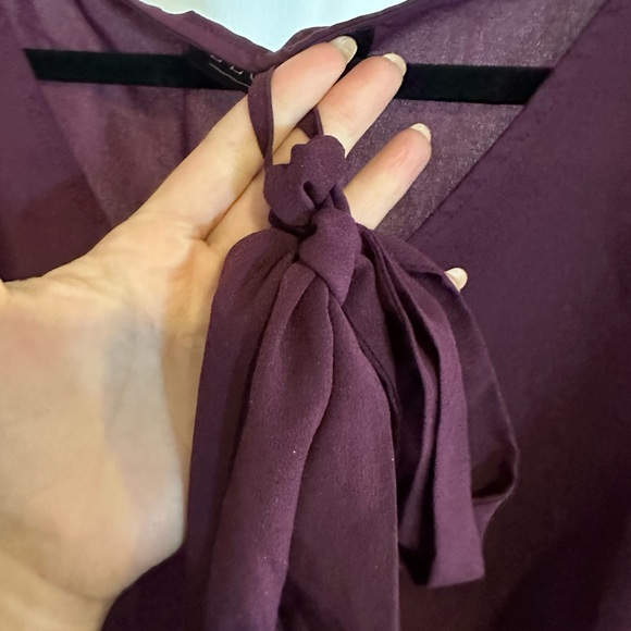 Eloquii Women’s plus size blouse with removable neck bow size 20 - Picture 3 of 5